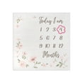 thumbnail image 3 of Modern Moments By Gerber Baby Girl Milestone Blanket & Frame Set, 2-Piece, Pink, 3 of 7
