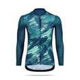 thumbnail image 3 of Maillot de ciclismo de montaña a prueba de rayos ultravioleta, personalizado, ajustado, transpirable, de manga larga, para hombre, con bolsillo, 3 of 5