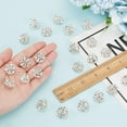 thumbnail image 5 of 30Pcs Rhinestone Buttons 20mm Clear Flower Crystal Button Embellishments Buttons Sew on Clothing Buttons for Women Crafts Wedding Party Bouquet Decorations Bags Shoes Supplies, 5 of 9
