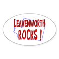 thumbnail image 1 of CafePress - Leavenworth Rocks ! Oval Sticker - Sticker (Oval), 1 of 1