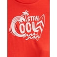 thumbnail image 2 of Wonder Nation Boys Graphic Tank Top and Shorts Sleep Set, 2-Piece, Sizes 4-18, 2 of 3