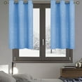 thumbnail image 6 of Beautynvta Short Curtains Half Window Curtains for Bedroom, Kitchen Window Curtains Over Sink, Energy Saving Blackout Drapes, 39.4''x51.2'', Blue, 6 of 6
