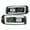 Black Housing Clear Lens, variant on Spec-D Tuning Jet Black LED Light Tube Projector Headlight Compatible with 1999-2006 GMC Sierra Yukon XL 1500/2500/3500, Left + Right Pair Headlamps Assembly