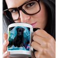 thumbnail image 2 of 3drose, German Shepherd Puppy. Pr., 11oz Two-tone Black Mug, 2 of 6