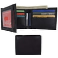 thumbnail image 2 of Genuine Leather Lambskin Wallet Side Flap and Credit Card ID Holder Wallet 92, 2 of 22