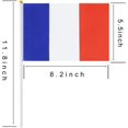 thumbnail image 2 of 25 Pack Hand Held Small Mini Flag French, 2 of 4