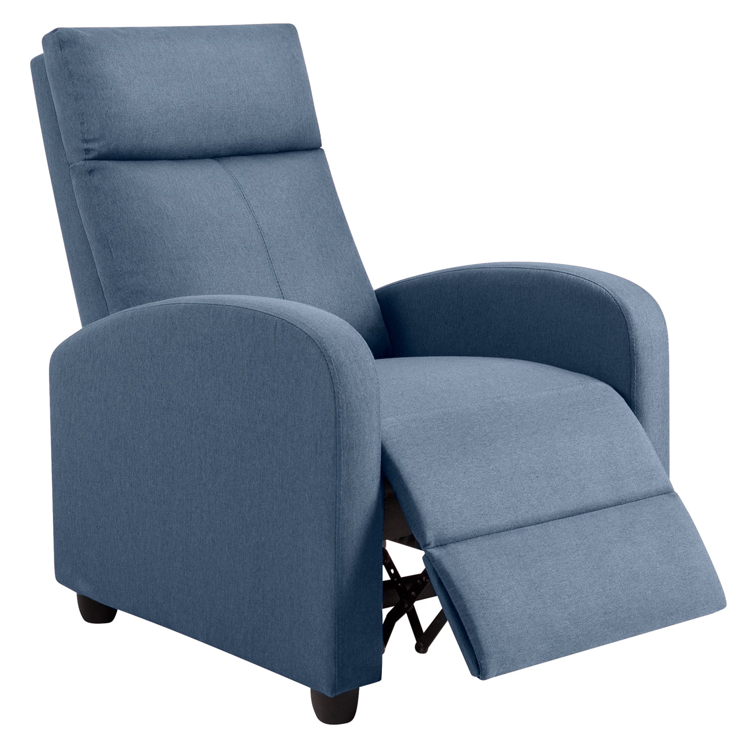 Vineego Massage Sofa Chair,Adjustable Fabric Recliner Home Theater Seating with Padded Backrest and Thick Seat Cushion ,Gray