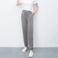 thumbnail image 2 of FAIWAD Women's Soft Comfy Lounge Jogger Pants Drawstring High Waist Cinched Bottom Sweatpant, 2 of 6
