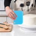 thumbnail image 3 of 3 Pcs Cake Scraper Cake Smoother,Flexible Plastic Multipurpose Kitchen Pastry Cutter Tool,Reusable Washable Dough Scraper Bowl Scraper for Bread Dough Baking Cake Fondant Icing, 3 of 4