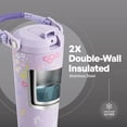 thumbnail image 4 of TAL Hudson 24oz Stainless Steel Water Bottle with Paracord Handle, Flower Design, 4 of 10