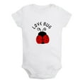 thumbnail image 2 of iDzn Love Bug Funny Rompers For Babies, Newborn Baby Unisex Bodysuits, Infant Jumpsuits, Toddler 0-24 Months Kids One-Piece Oufits, 2 of 5