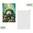thumbnail image 2 of ONETECH Golf Towel - Flowers, Mushrooms Father's Day 24x16in 2PC, 2 of 7