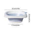 thumbnail image 3 of Collapsible Wash Basin Foldable Sink, Portable Camping Basin, Quick Drain Bucket, Space Saving Outdoor Hiking Travel Beach Kitchen Use for Camping RV Beach Picnic, 3 of 8