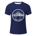 thumbnail image 5 of California Graphic Tees for Men 2026 Summer Casual Short Sleeve Crewneck T Shirts West Coast Streetwear, 5 of 5