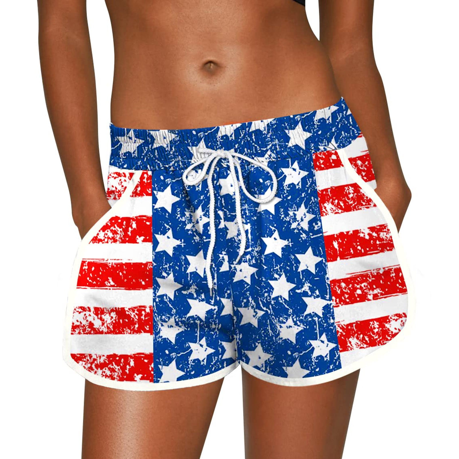 QGQM Athletic Shorts for Women 4th of 