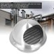 thumbnail image 4 of 160mm Stainless Steel Vent Grille External Exhaust Vent Round Ventilation Grille for Kitchen, 4 of 5