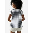 thumbnail image 2 of Ellos Plus Size Cotton Jersey Slub Cap Sleeve Trapeze Tee, 2 of 5
