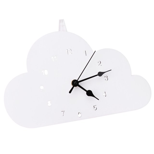 ELAYARD 1Ud De Nube Para De Habitación Con Manecillas Expuestas Y Estilo Nordic