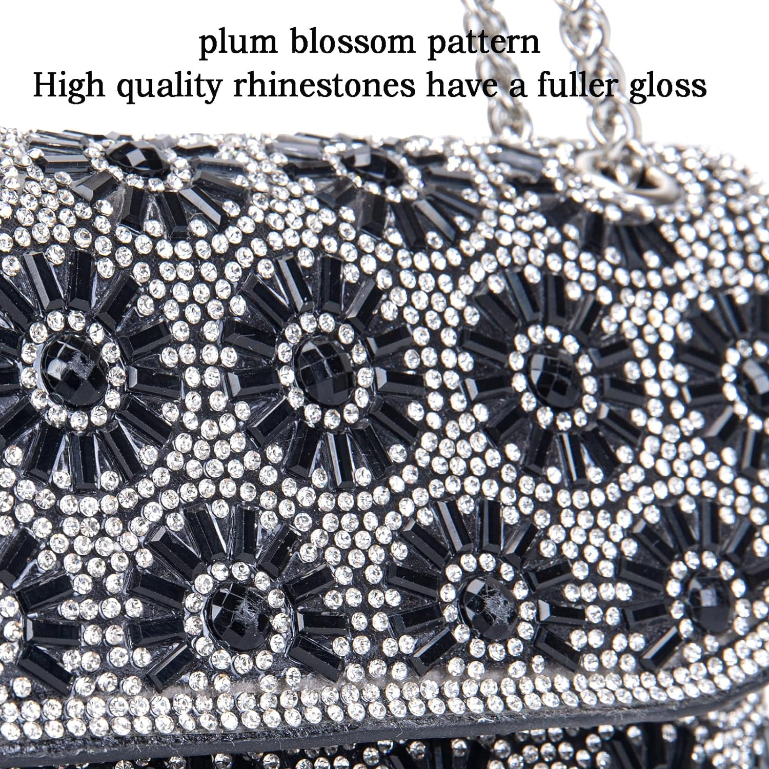 Shoulder Bags Crossbody Bag Purses Handbags Crystals Rhinestone Evening Bag for Women Clutch Purse with Chain