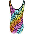 thumbnail image 2 of Tank Style Gymnastics Leotard (Rainbow Flowers, Youth 8-10), 2 of 4