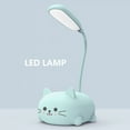 thumbnail image 2 of Cartoon Cute Cat Pig Bear Shape Rechargeable Desktop Lamp Reading Night Light, 2 of 7