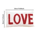 thumbnail image 2 of Love Heart Throw Pillow Cover,12 x 20 Inch Holiday Valentine's Day Mother's Day Anniversary Wedding Cushion Case Decoration for Sofa Couch Living Room, 2 of 7