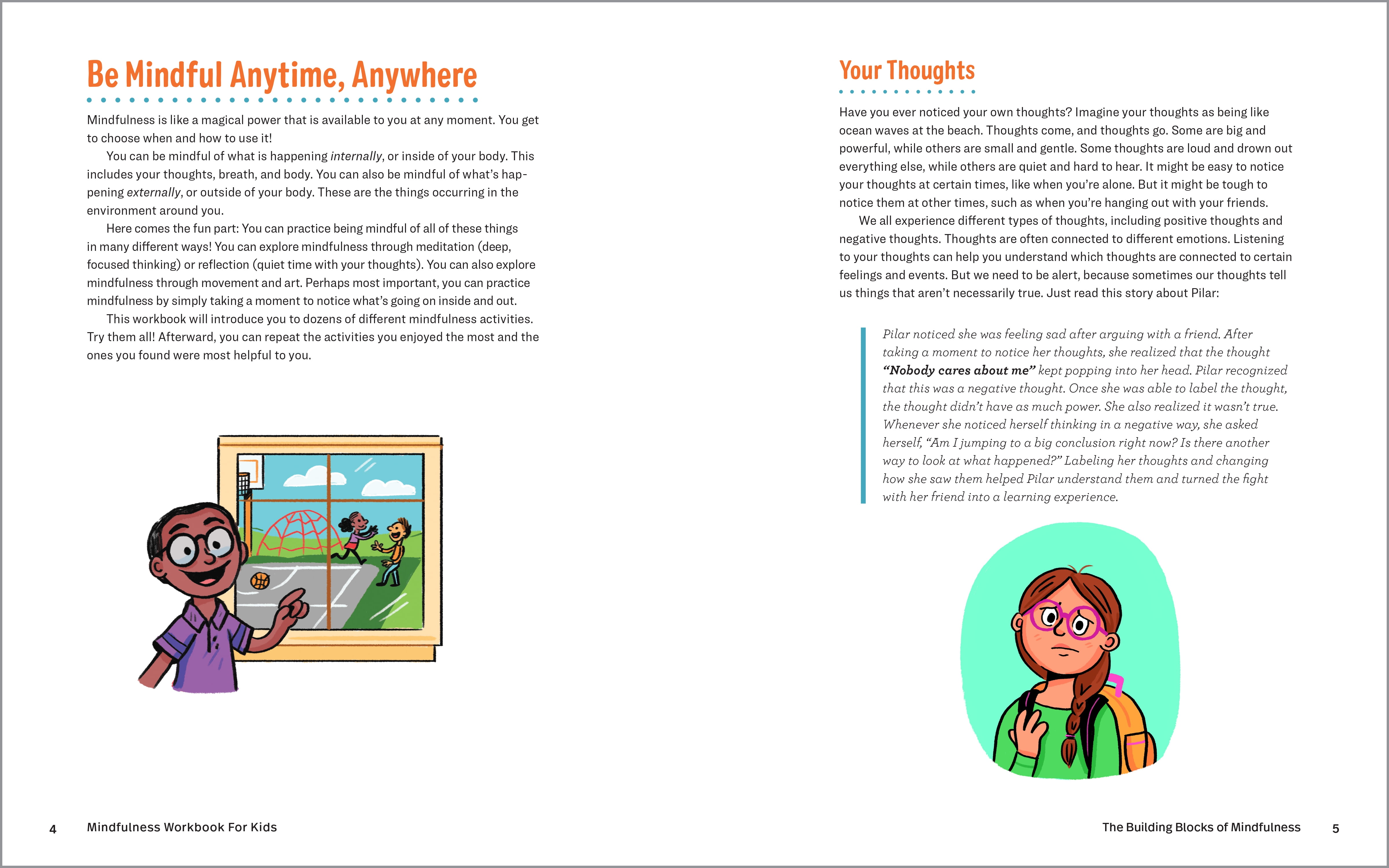 Mindfulness Workbook for Kids: 60+ Activities to Focus, Stay Calm, and Make Good Choices (Spiral Bound)