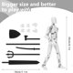 thumbnail image 5 of 13 Figura de acción de robot Figura de acción impresa en 3D Juguete móvil mecánico de cuerpo completo, 5 of 8