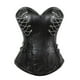 thumbnail image 1 of Top de Corsé Para Mujer Fajas Bodyshaper Control de Barriga Entrenador de Cintura Vintage Imitación de Cuero Estilo Punk Moda Sin Mangas Tops Blusa Odeerbi  ODB143275, 1 of 9