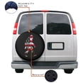 thumbnail image 4 of KAKALAD Gorilla Silhouette Walking American Flag Spare Tire Cover Universal Vehicle Accessories Buckle Car Tools 16”in, 4 of 6
