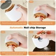 thumbnail image 6 of Hemvt 2-Speeds Adjustable Automatic Nail Clipper for Adults and Seniors, USB Rechargeable Electric Nail Trimme with LED Light, Easy to Carry, 6 of 7