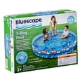 thumbnail image 3 of Bluescape Blue Shark 3-Ring Inflatable Swimming Pool for Kids, Round, Age 2 & up, Unisex, 3 of 7