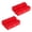Red-2pcs, variant on Soft Rubber Drill Bit Storage Tray Organization 32 Holes Screwdriver Bit Holder Hexagonal Screwdriver Head Drill Stand