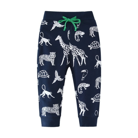 Boys Trousers Loose Fit Pockets Trousers Boys Pants for Teens Winter Pants Jogging Pants (Black,2-3 Years)