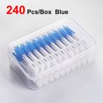 thumbnail image 1 of Interdental Silicone Brcomhes Dental Toothpicks Brcomh Between Teeth Silicone Toothpicks With Thread Oral Cleaning Tool, 1 of 6