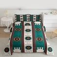 thumbnail image 2 of Castle Fairy Tribal Aztec Twin Comforter Sets,Bohemian Abstract Geometric Bedding Set, 2 of 8