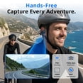 thumbnail image 2 of E12 Open Ear Headphones with 8MP Camera Bone Conduction Headphones Bluetooth 6.0 Wireless Earbuds Hi-Fi Stereo Running Earphones IP65 Waterproof AI Voice Assistant Headset for Sports/Workout/Cycling, 2 of 9