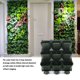 thumbnail image 3 of Plantador De Jardín Vertical, Maceta De Pared Autogestionada Con 9 Bolsillos Apilables Soportes De Macetas De Plástico Para Decoración De Balcón Al Aire Libre En Interiores, 3 of 7