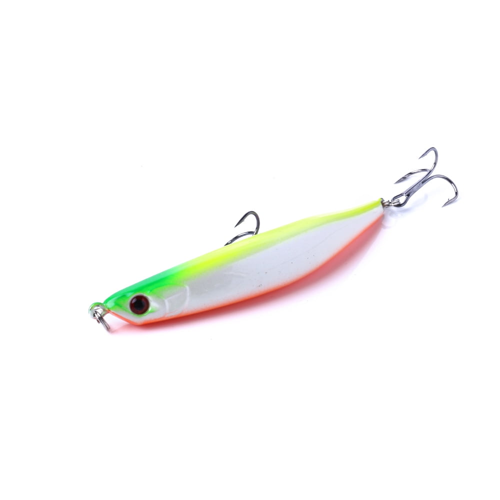 HENGJIA Minnow Bass Fishing Lures, Jerkbait Lure Set Hard Baits Crankbait for Catfish Walleye Trout Fishing Bait 10Pcs/kit