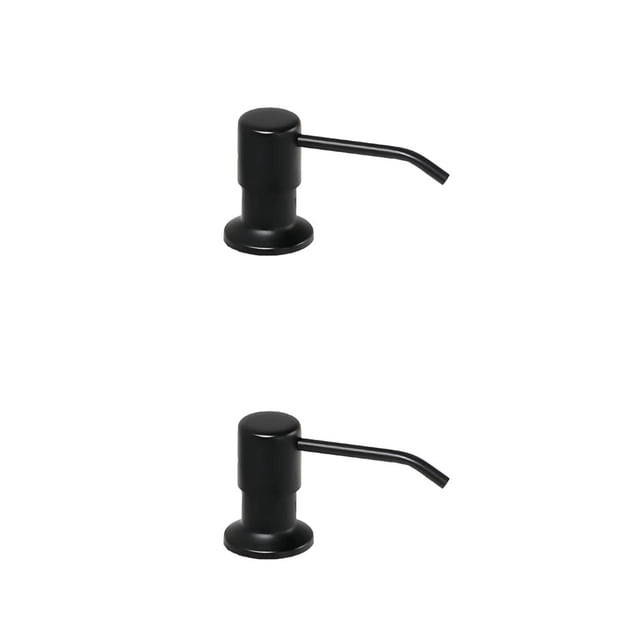 Matsuzay Dispensador de cocina negro con una amplia gama de usos: acabado elegante y resistente a la oxidación Tipo A a prueba de herrumbre Tipo A negro 2Conjunto