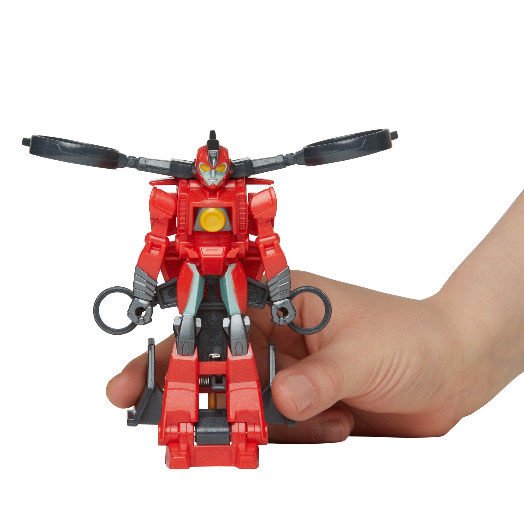 Transformers EarthSpark 1-Step Smash Changers Terran Twitch 4-Inch Action Figure, Robot Toys for Boys and Girls 6 and Up