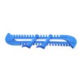 thumbnail image 2 of Universal Patines Blade Guard Ice Protection Off Ice Protector Guard Azul Sunnimix Protector de protección de patines, 2 of 8