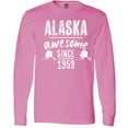 thumbnail image 3 of Inktastic Alaska Awesome Since 1959 Long Sleeve T-Shirt, 3 of 5