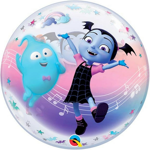 Vampirina Bubbles Stretchy Plastic Balloon 22"
