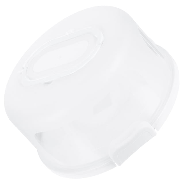 BESTYASH 1Pack Cake Carrier Box for Bakery Items 30X30X14.5CM White PP Food Storage
