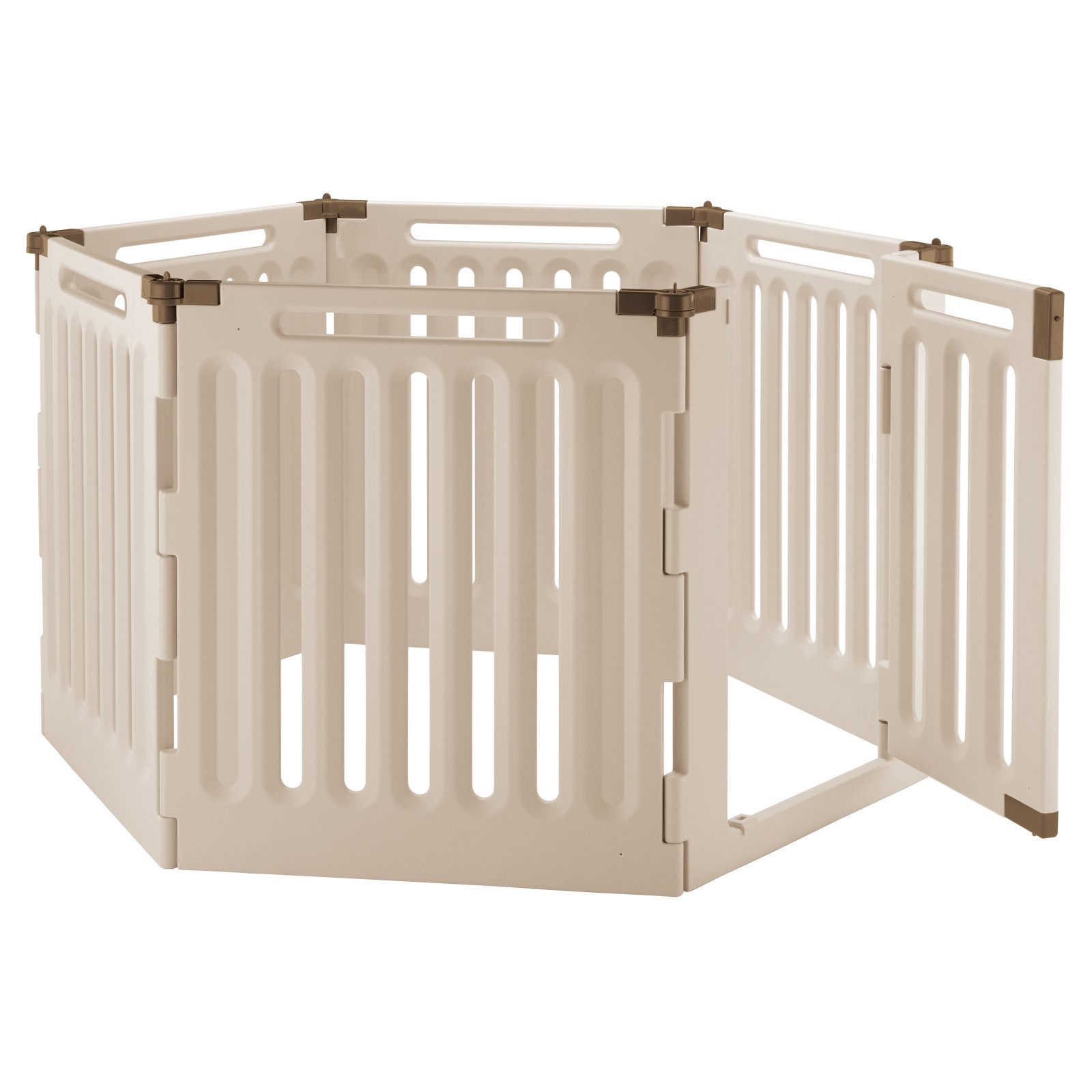 Richell Convertible Low Pet Playpen 4 Panel