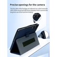thumbnail image 6 of PU Leather Folio Case for Teclast T65 13.4" Tablet, Multi-Angle Folding Stand Protective Cover,Blue, 6 of 7