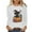 White, variant on Miqool Long Sleeve Fall T-Shirt for Women Halloween Thanksgiving Tops Casual Loose Pumpkin Turkey Graphic Tees