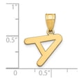 thumbnail image 4 of Auriga Fine Jewelry 14K Yellow Gold Bubble Letter A Initial Pendant for Women (L- 15.89 mm, W- 13.07 mm), 4 of 5