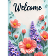 thumbnail image 4 of Decorative Design Floral Welcome Banner Colorful Flowers Elegant Style for Home Decoration Party Event, 4 of 4